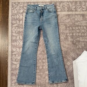 Stylish Light Blue Boot Cut Women's Jeans